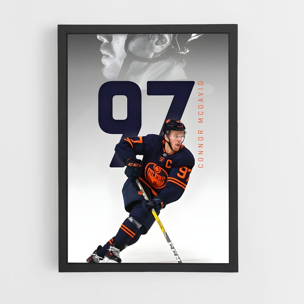 Poster Connor mcdavid – affiche Hockey sur glace (vue 2)